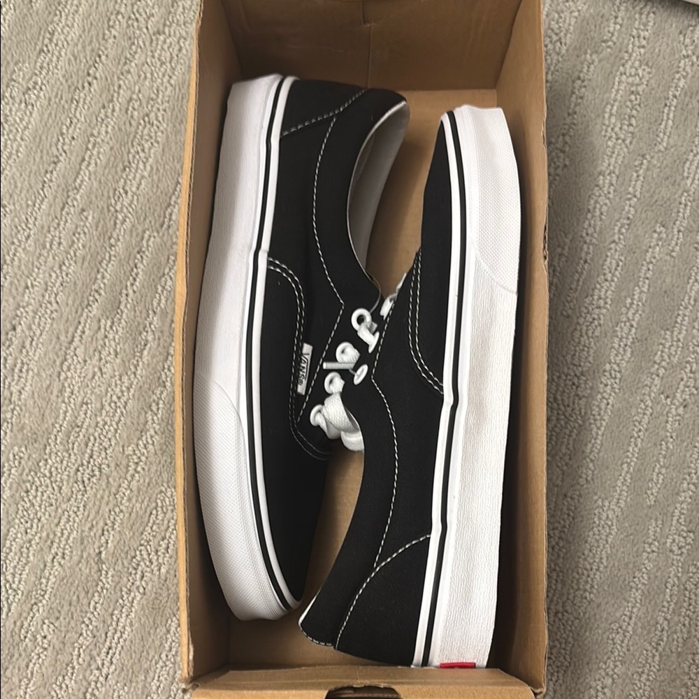 Vans Classic Black and White Shoes